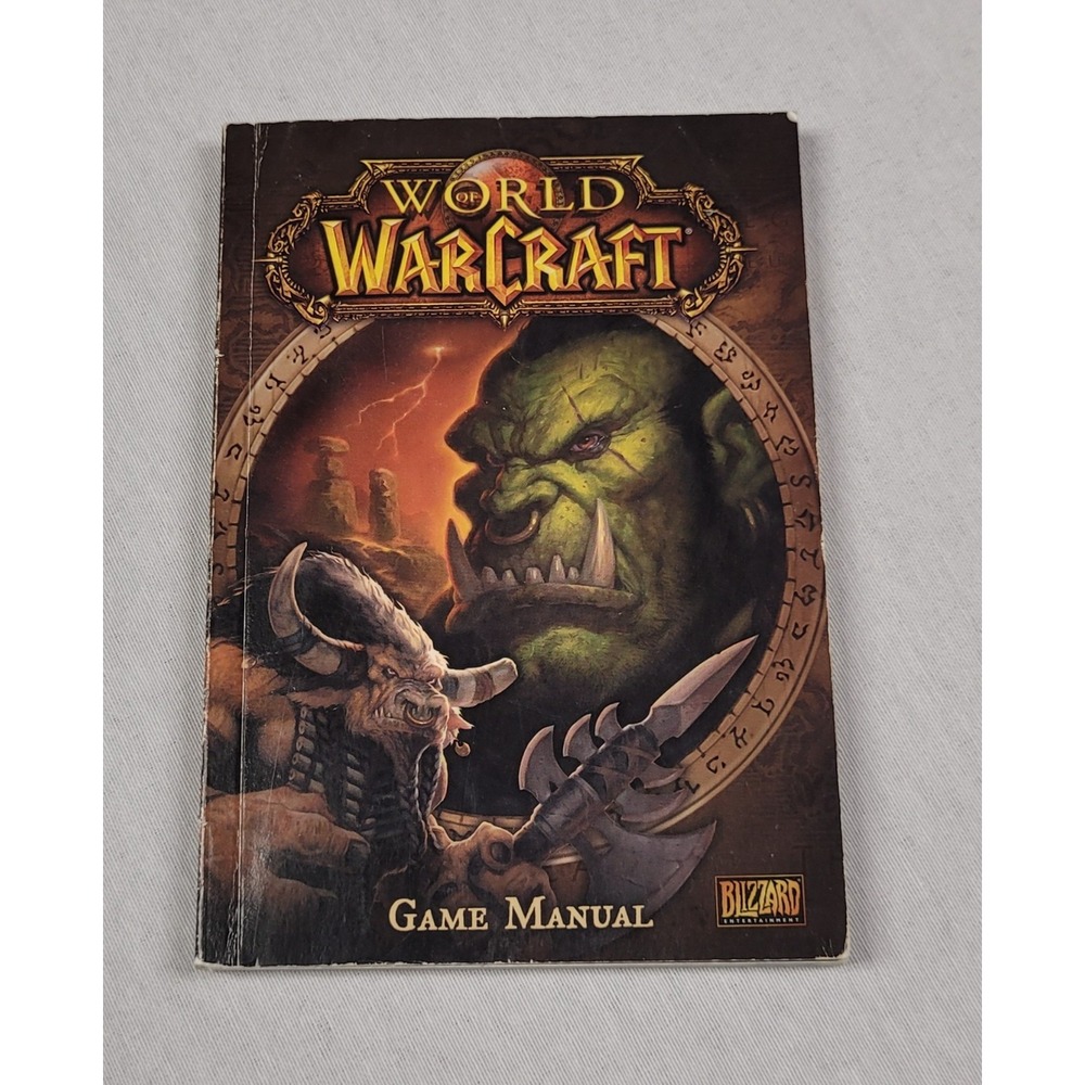 World of WarCraft Game Manual for PC (Manual Only, No Game) - 2004